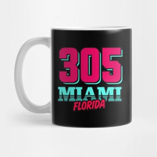 Retro Miami Florida 305 Mug